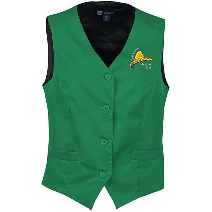 Custom Teflon Treated Bistro Vest - Ladies'