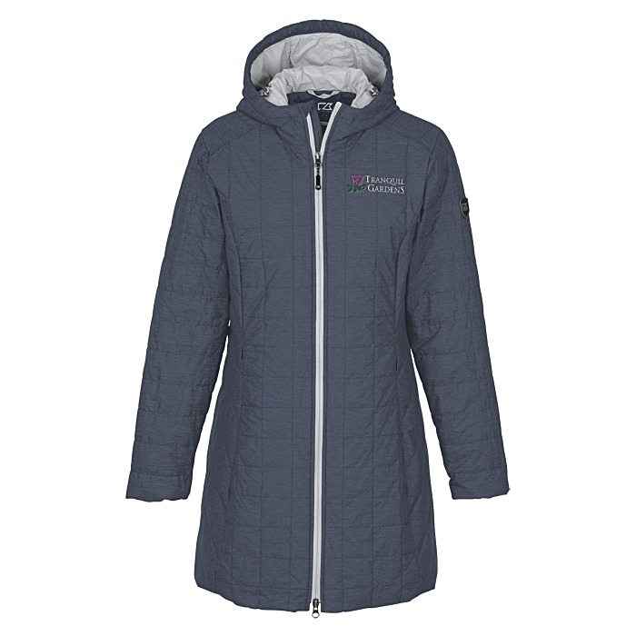 Custom Cutter & Buck Rainier Long Jacket - Ladies'