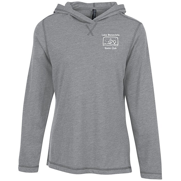 Custom Primease Tri-Blend Hooded Tee - Ladies'