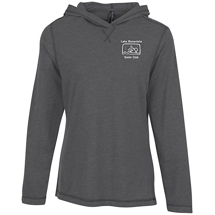 Custom Primease Tri-Blend Hooded Tee - Ladies'