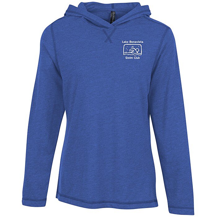 Custom Primease Tri-Blend Hooded Tee - Ladies'