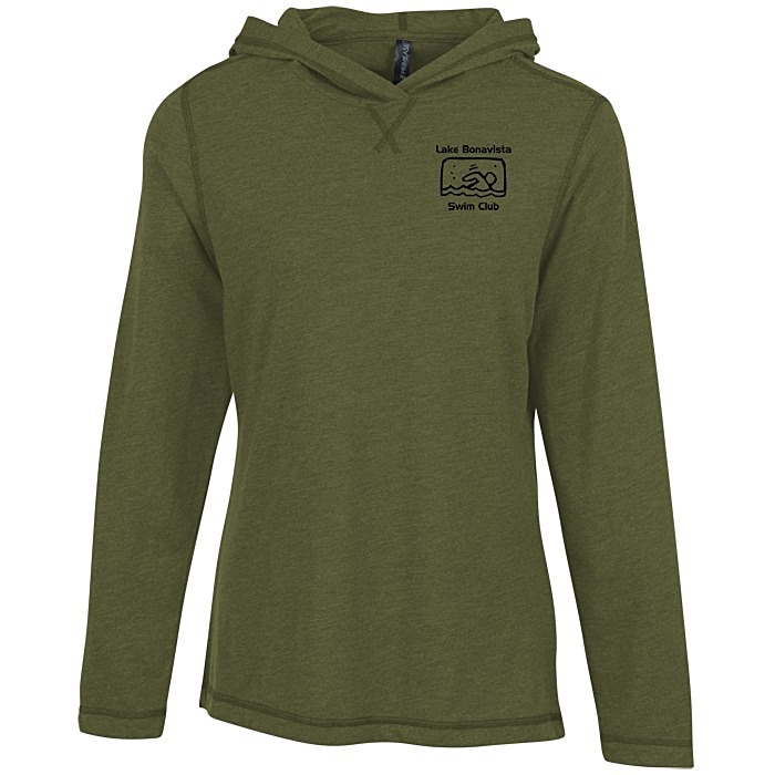 Custom Primease Tri-Blend Hooded Tee - Ladies'
