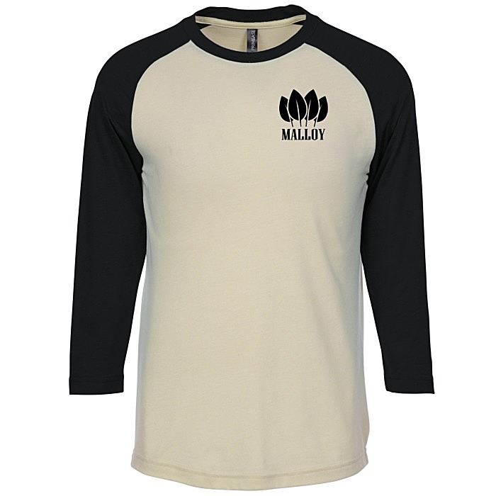 Custom Primease Tri-Blend Raglan 3/4-Sleeve Shirt