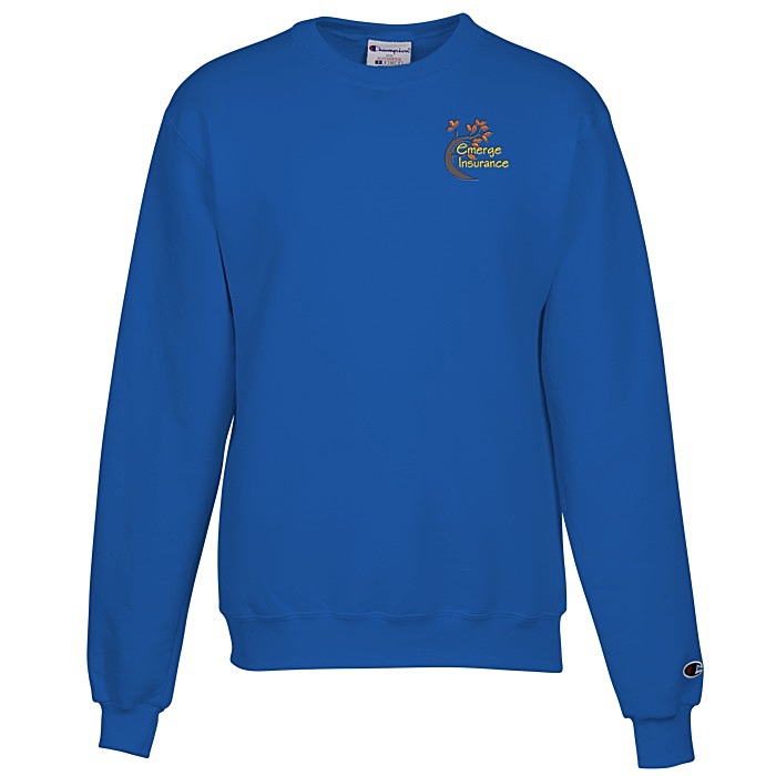 Custom Champion Powerblend Crew Sweatshirt