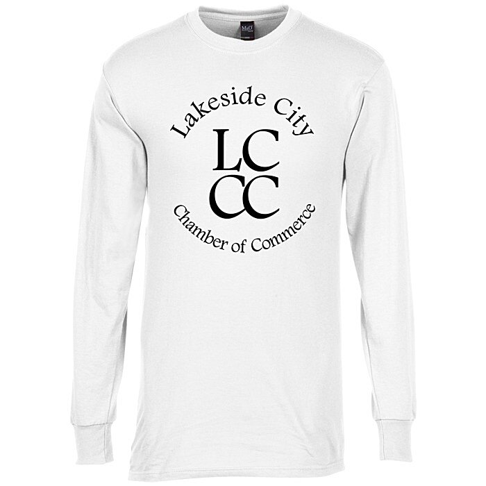Custom M&O Gold Soft Touch LS T-Shirt - Men's - Screen