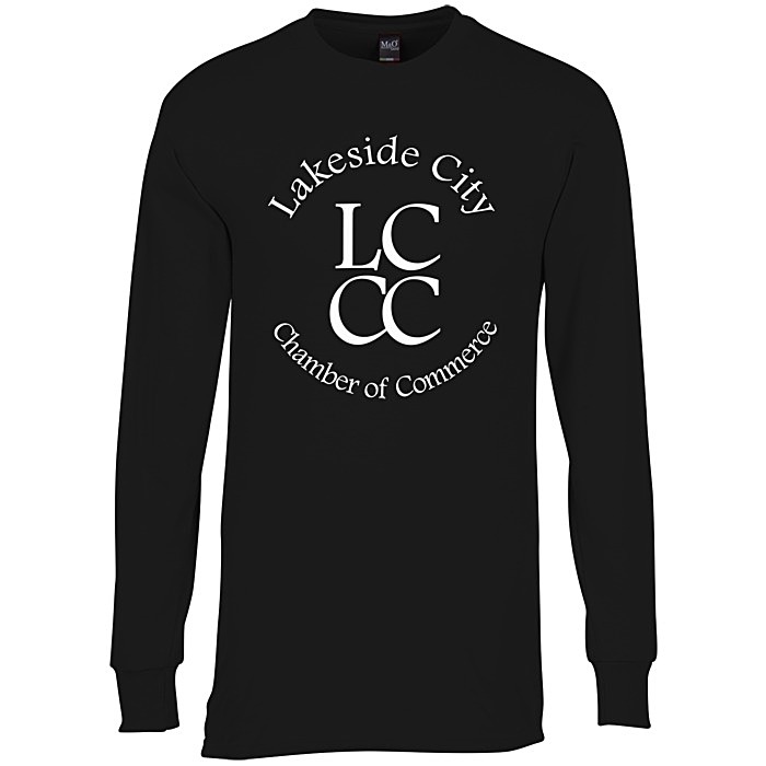 Custom M&O Gold Soft Touch LS T-Shirt - Men's - Screen