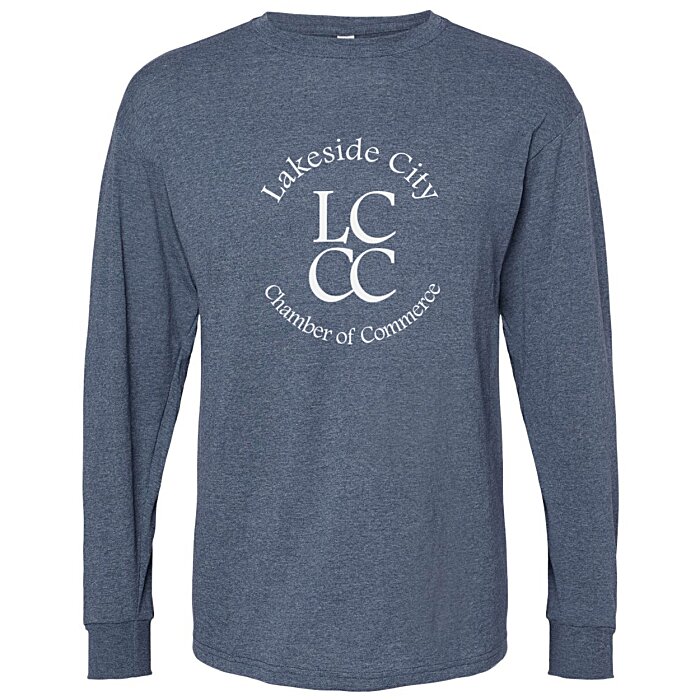 Custom M&O Gold Soft Touch LS T-Shirt - Men's - Screen