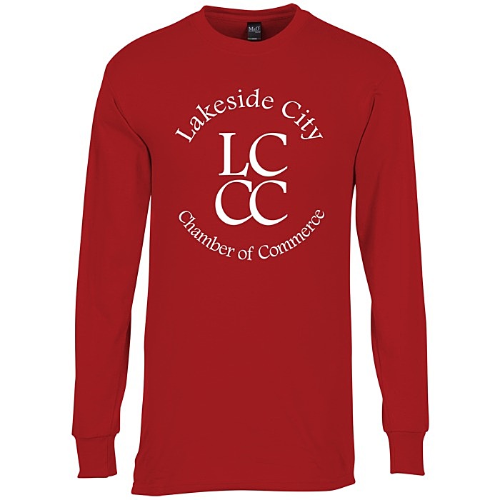Custom M&O Gold Soft Touch LS T-Shirt - Men's - Screen