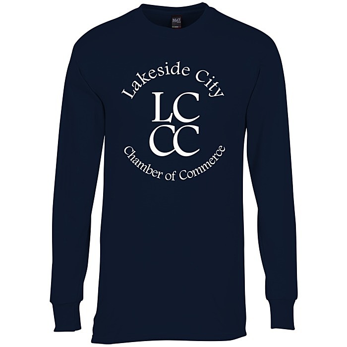Custom M&O Gold Soft Touch LS T-Shirt - Men's - Screen