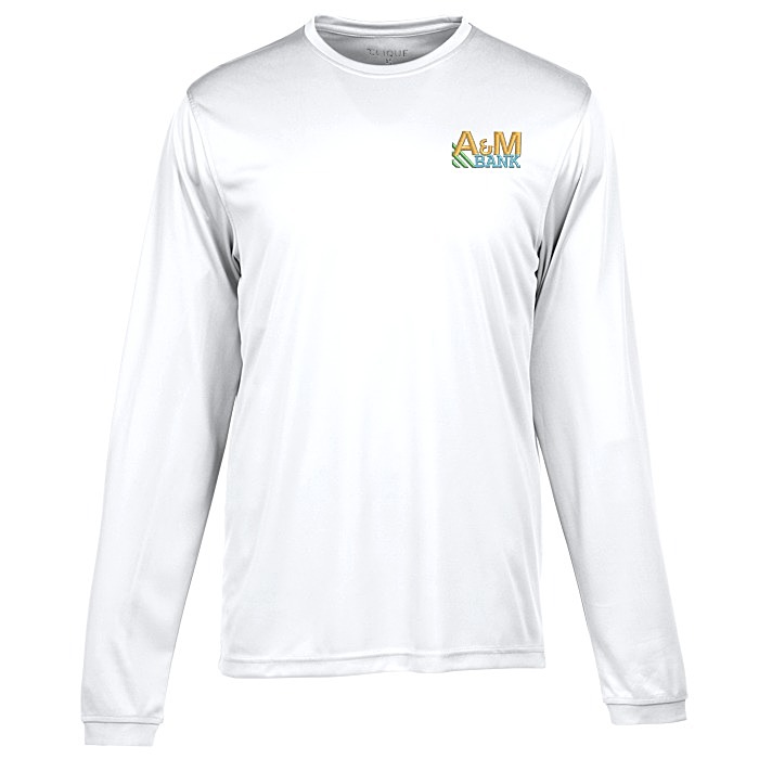 Custom Spin Dye Jersey LS Tee - Men's - Embroidered