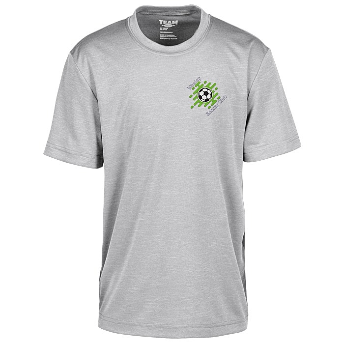 Custom Zone Performance Tee - Men's - Heathers - Embroidered