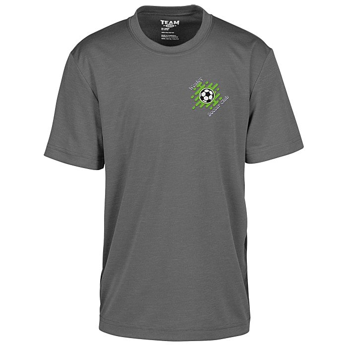 Custom Zone Performance Tee - Men's - Heathers - Embroidered