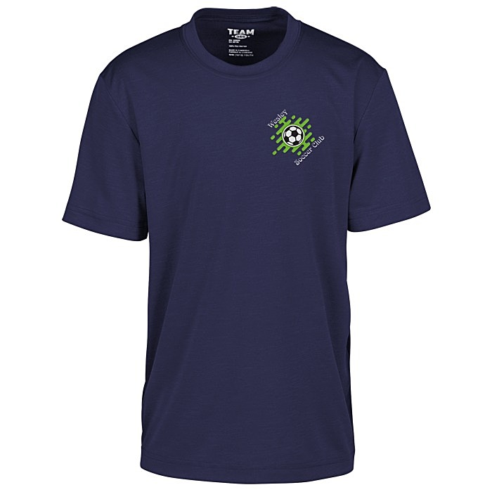 Custom Zone Performance Tee - Men's - Heathers - Embroidered