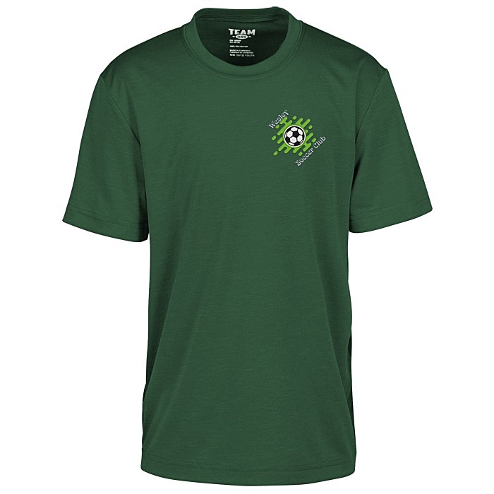 Custom Zone Performance Tee - Men's - Heathers - Embroidered
