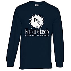 Custom American Apparel Classic Cotton LS T-Shirt - Colours - Screen