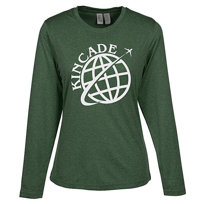 Custom Clique Charge Active LS Tee - Ladies'