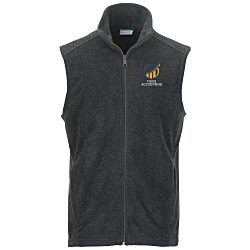 Custom Columbia Fleece Vest - Men's