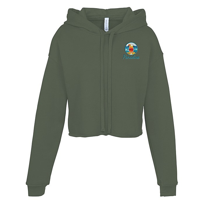 Custom Bella+Canvas Cropped Hoodie - Ladies'
