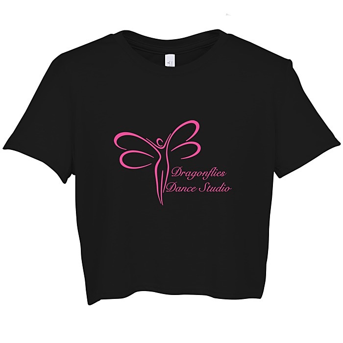 Custom Bella+Canvas Flowy Cropped T-Shirt - Ladies'