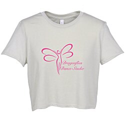 Custom Bella+Canvas Flowy Cropped T-Shirt - Ladies'