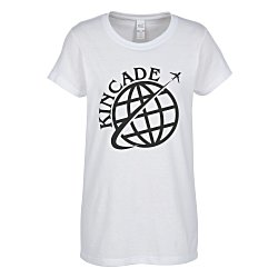 Custom M&O Gold Soft Touch T-Shirt - Ladies' - White