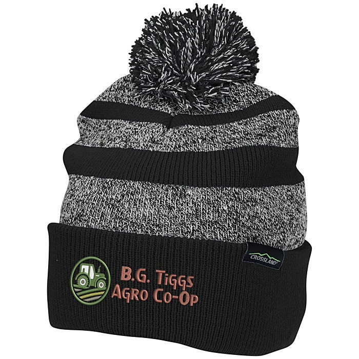 Custom Crossland Heather Pom Toque