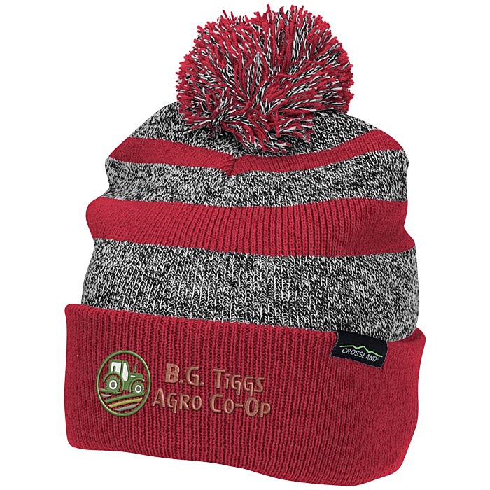 Custom Crossland Heather Pom Toque