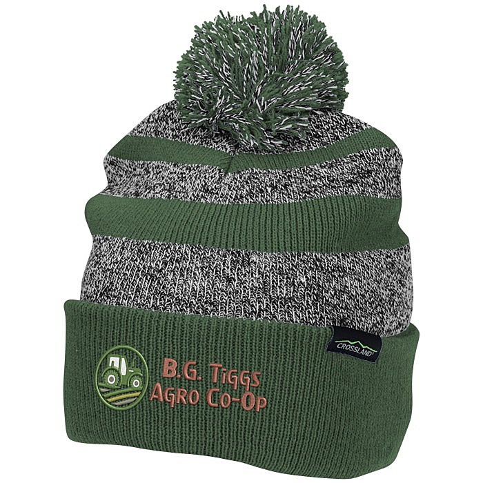 Custom Crossland Heather Pom Toque