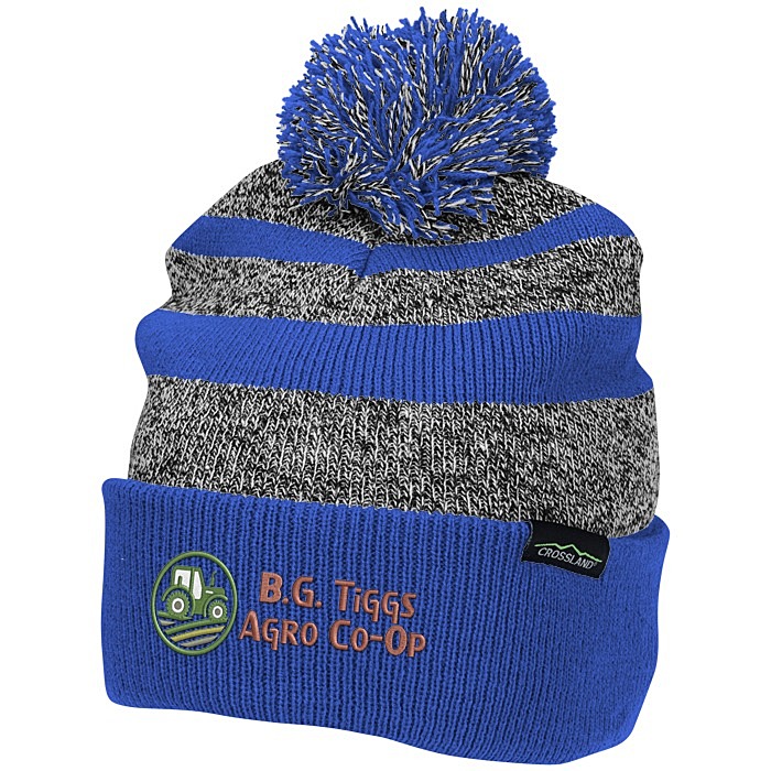 Custom Crossland Heather Pom Toque