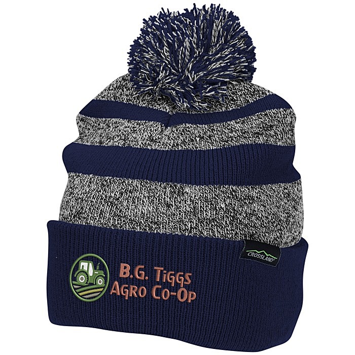 Custom Crossland Heather Pom Toque