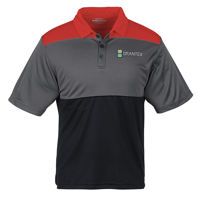 Custom Buffalo Colourblock Performance Polo - Men's