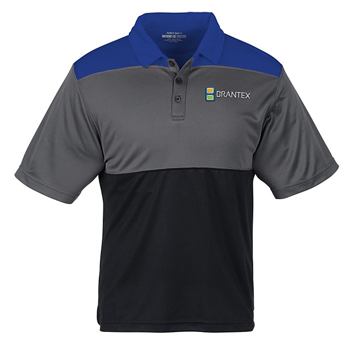 Custom Buffalo Colourblock Performance Polo - Men's