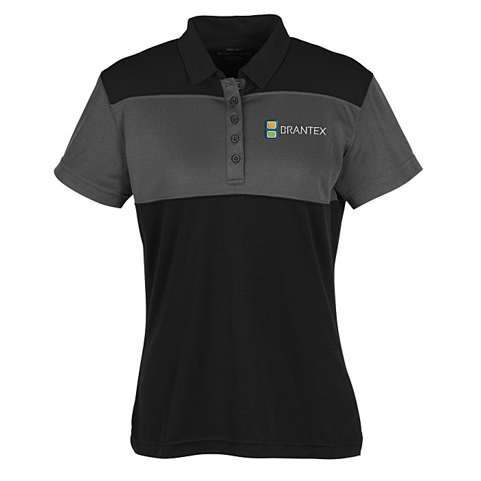 Custom Buffalo Colourblock Performance Polo - Ladies'