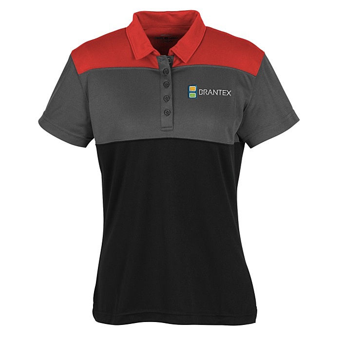 Custom Buffalo Colourblock Performance Polo - Ladies'