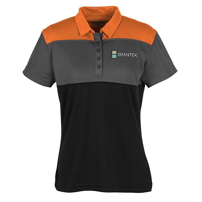 Custom Buffalo Colourblock Performance Polo - Ladies'