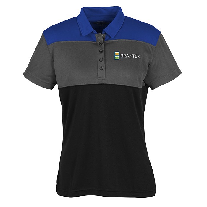 Custom Buffalo Colourblock Performance Polo - Ladies'