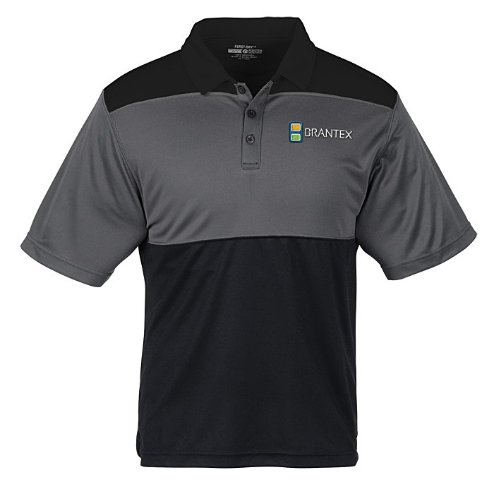 Custom Buffalo Colourblock Performance Polo - Men's - 24 hr