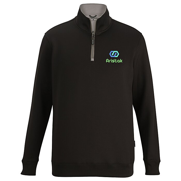 Custom Contrast Zipper Performance 1/4-Zip Pullover