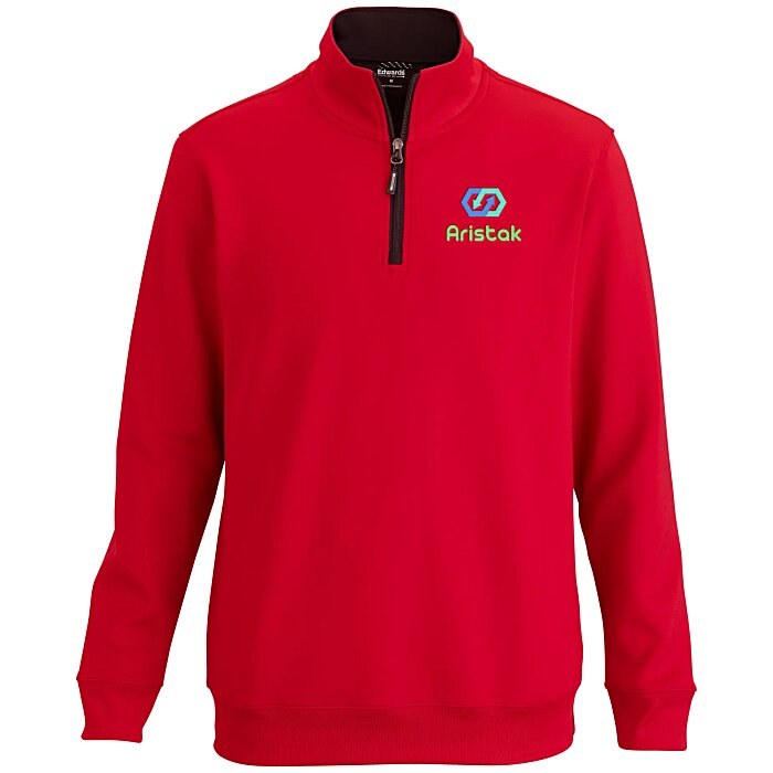 Custom Contrast Zipper Performance 1/4-Zip Pullover