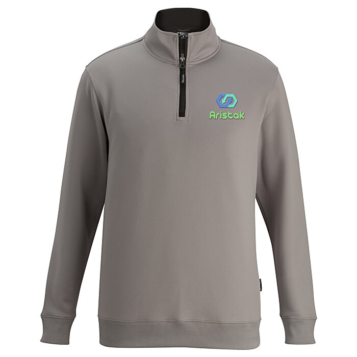 Custom Contrast Zipper Performance 1/4-Zip Pullover