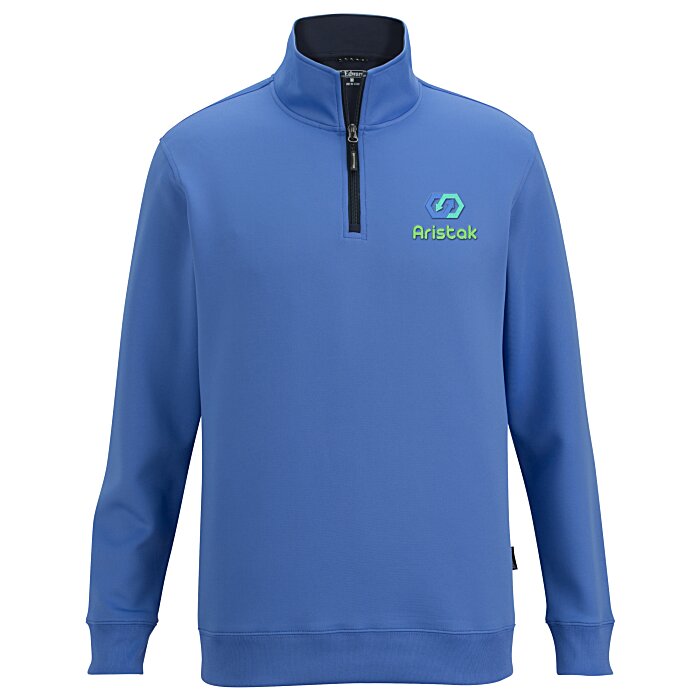 Custom Contrast Zipper Performance 1/4-Zip Pullover