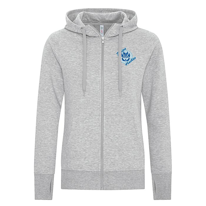 Custom ESActive Full-Zip Sweatshirt - Ladies' - Embroidered