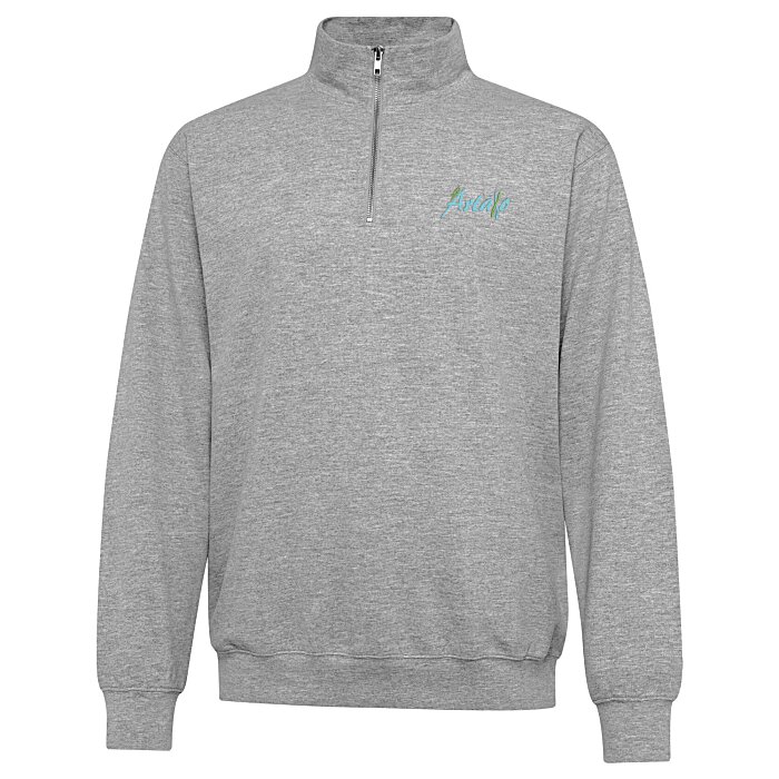 Custom Everyday 1/4-Zip Sweatshirt - Embroidered