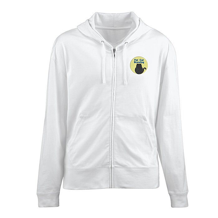 Custom Fortuna Cotton Full-Zip Hoodie - Men's