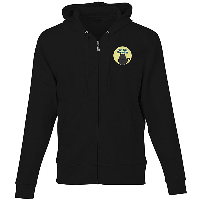 Custom Fortuna Cotton Full-Zip Hoodie - Men's