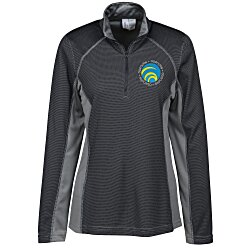 Custom Clique Ice Colourblock 1/2-Zip Pullover - Ladies'