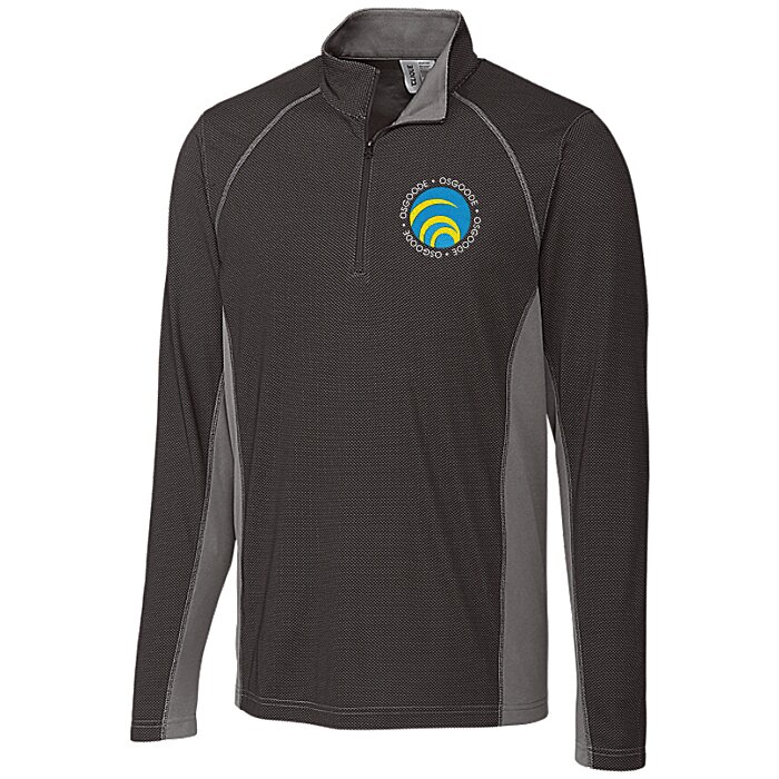 Custom Clique Ice Colourblock 1/2-Zip Pullover - Men's