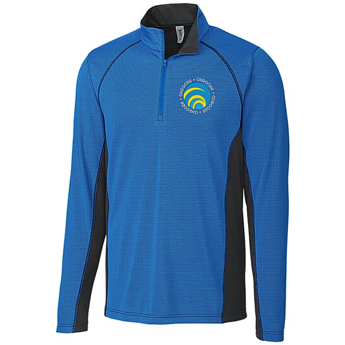 Custom Clique Ice Colourblock 1/2-Zip Pullover - Men's