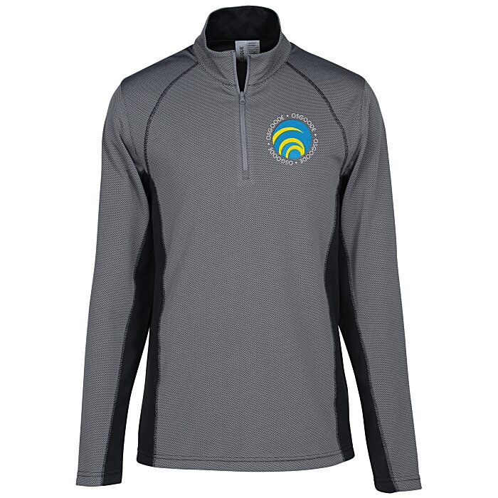 Custom Clique Ice Colourblock 1/2-Zip Pullover - Men's