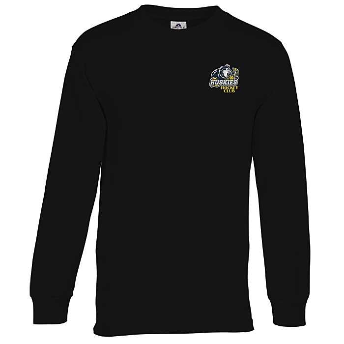 Custom American Apparel Classic Cotton LS T-Shirt - Colours - Embroidered